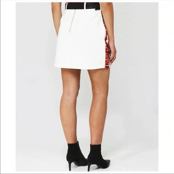 SELF PORTRAIT Striped Fringe Skirt Size 4 NWT - Picture 3 of 15